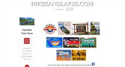 Desktop Screenshot of hikesandlakes.com