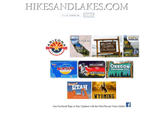 Tablet Screenshot of hikesandlakes.com
